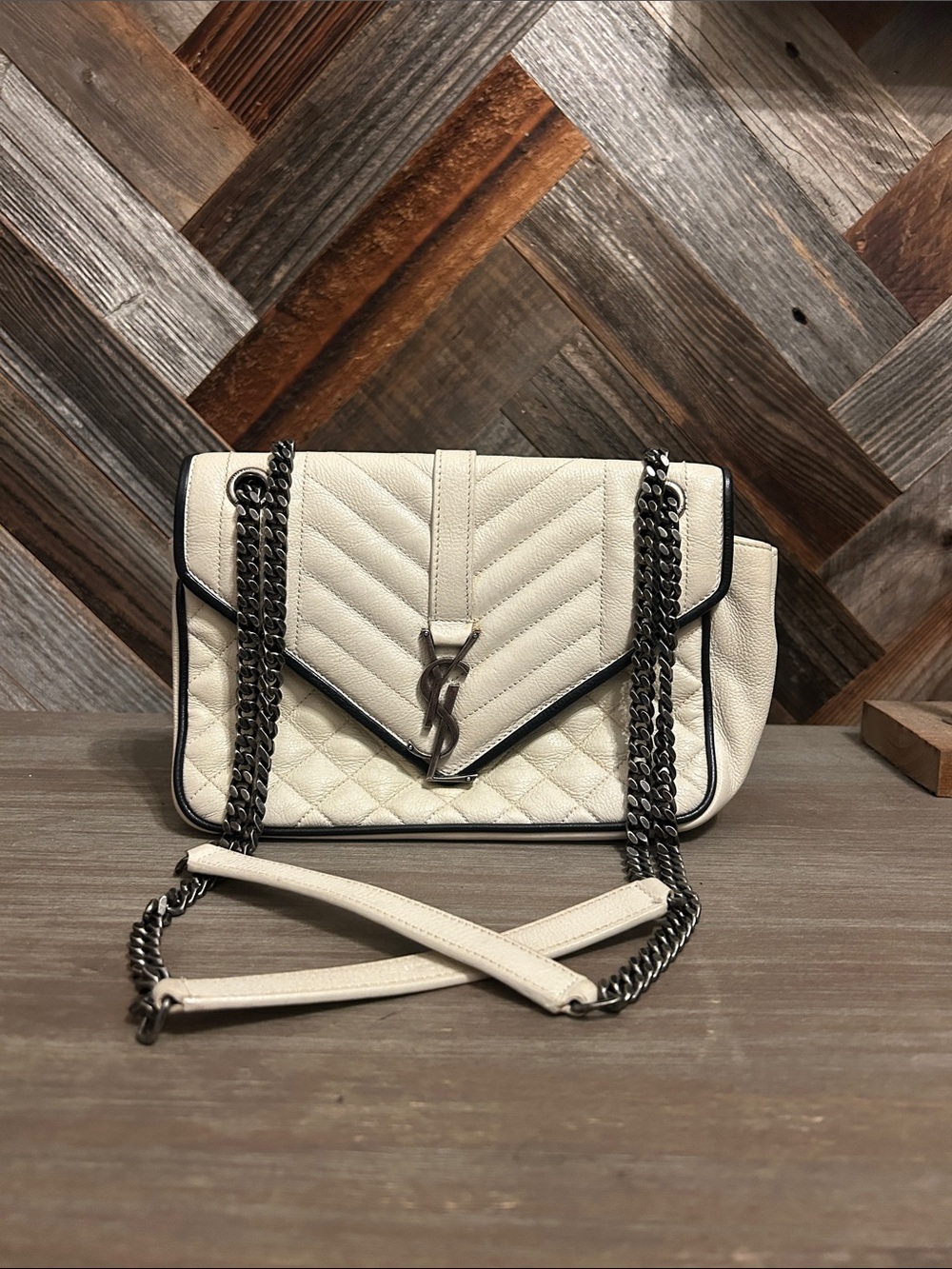 YSL Envelope Tote